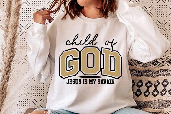 Child of God Svg, Jesus is My Savior Svg