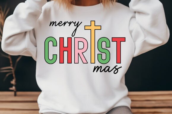 Christian Christmas Retro Svg Png for T-Shirt Designs