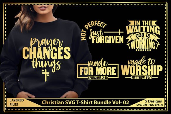 Christian SVG T-Shirt Bundle Vol-02