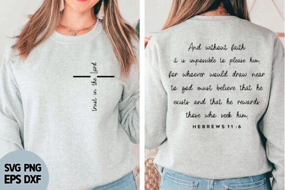 Christian Sweatshirt Trust in the Lord T-Shirt Designs