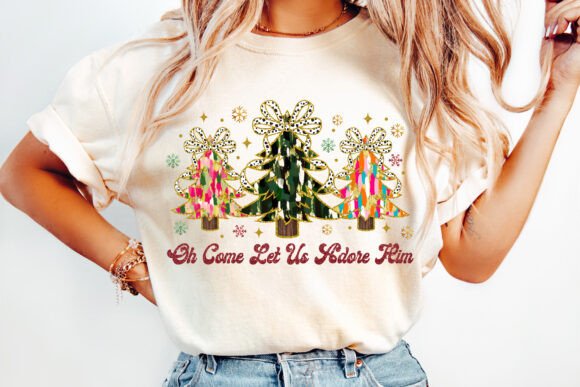 Coquette Glitter Jesus Christmas PNG
