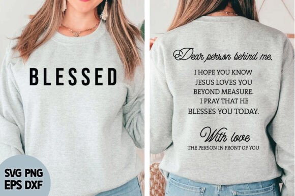 Dear Person Behind Me Christian Shirts T-Shirt Designs