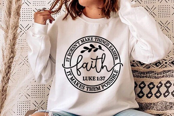 Faith Long Sleeve Shirt, Christian Shirt