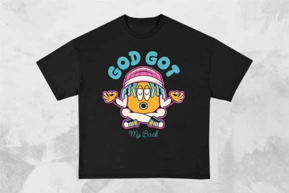 God Got My Back Christian Graffiti T-Shirt Designs