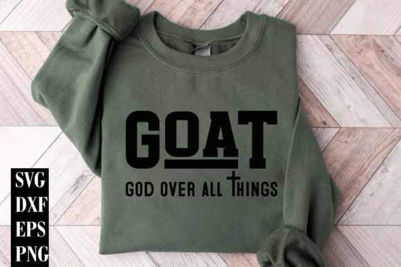 God Over All Things SVG PNG, Christian T-Shirt Designs