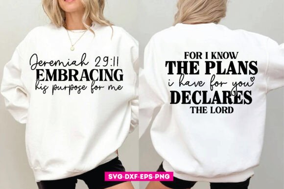 Jeremiah 29 11 SVG for T-Shirt Designs