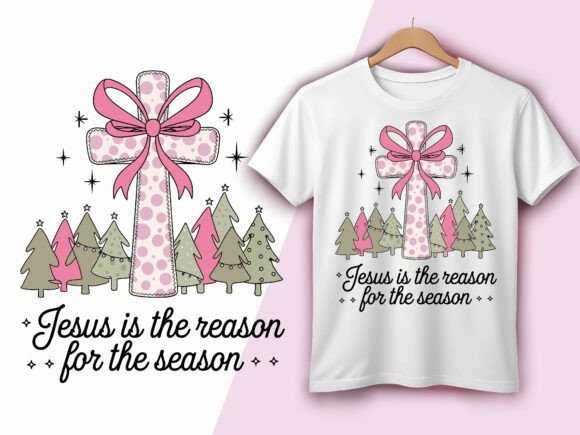 Jesus Season Christmas Christian Faith T-Shirt Designs