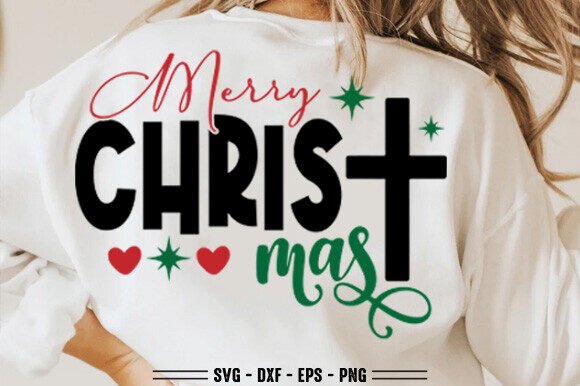 Merry Christmas PNG, Christian SVG PNG
