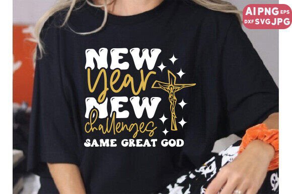 New Year New Challenges, Christian Svg