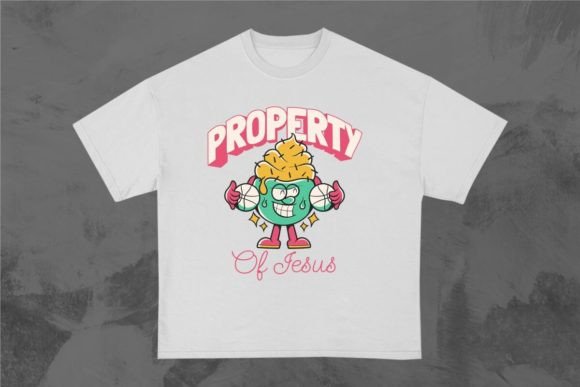 Property of Jesus Christian Graffiti T-Shirt Designs