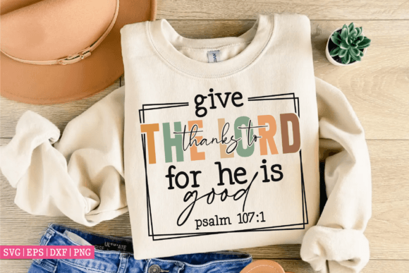 Thanks to the Lord Svg, Christian Svg