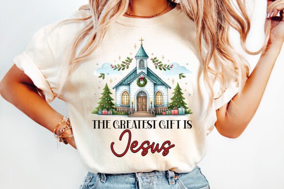 The Greatest Gift is Jesus Christmas PNG